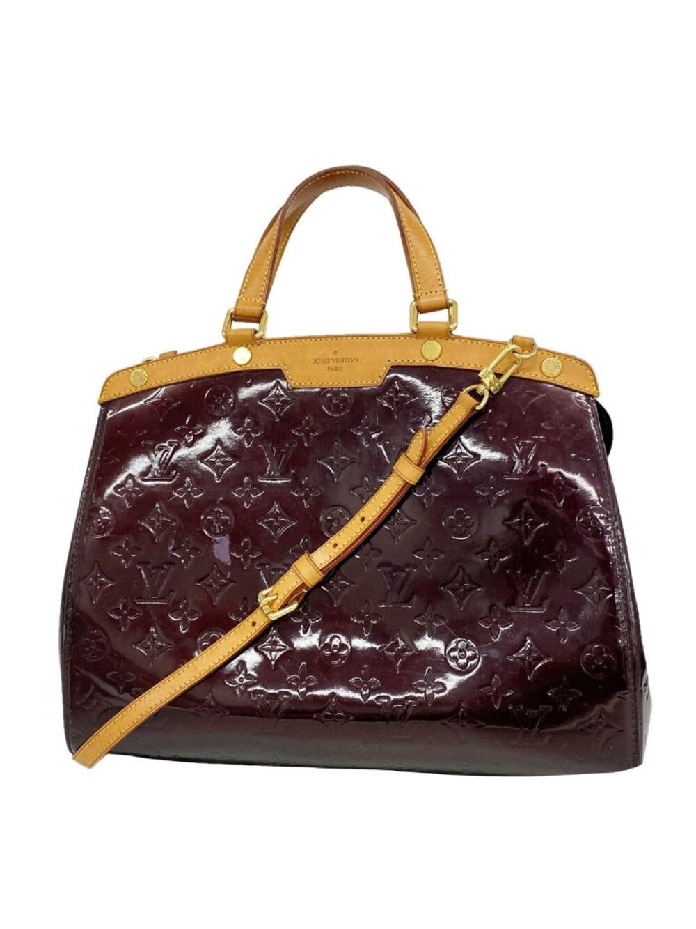 Louis Vuitton Handbag Vernis Blair GM Amarante 2-Way Bag